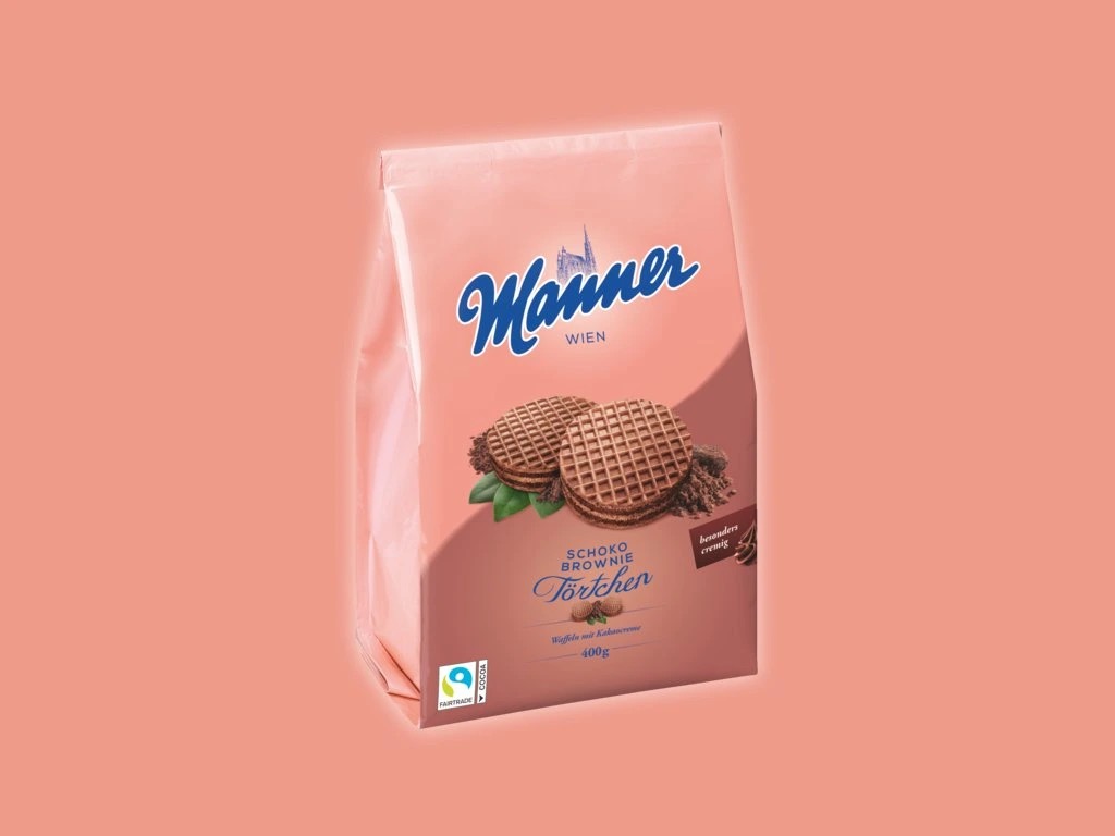 MANNER TÖRTCHEN SCHOKO-BROWNIE 400G