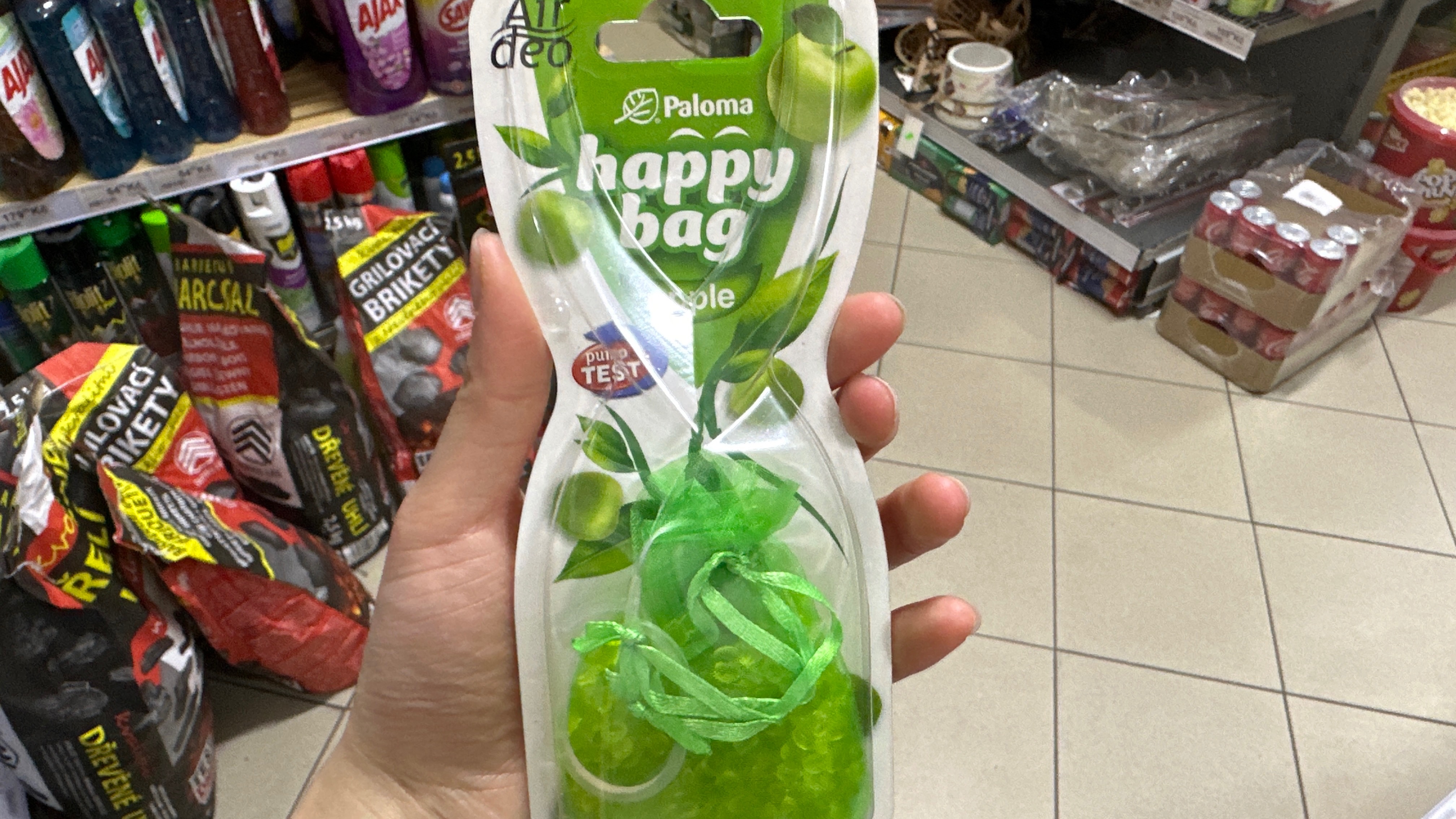 Paloma vůně do auta Happy bag  Apple 15g