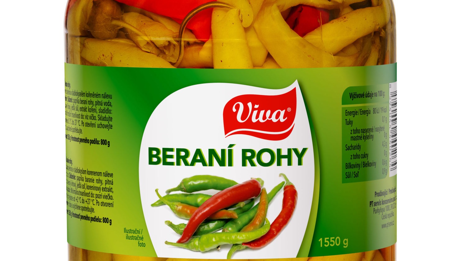 Viva Beraní rohy 640g