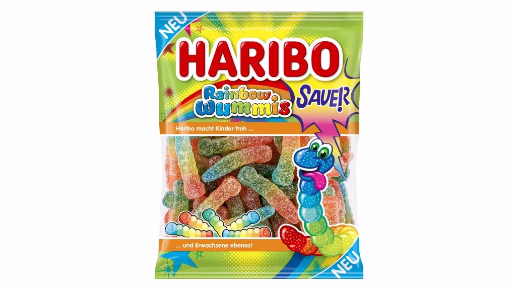Haribo Rainbow Wummis Sauer 160g