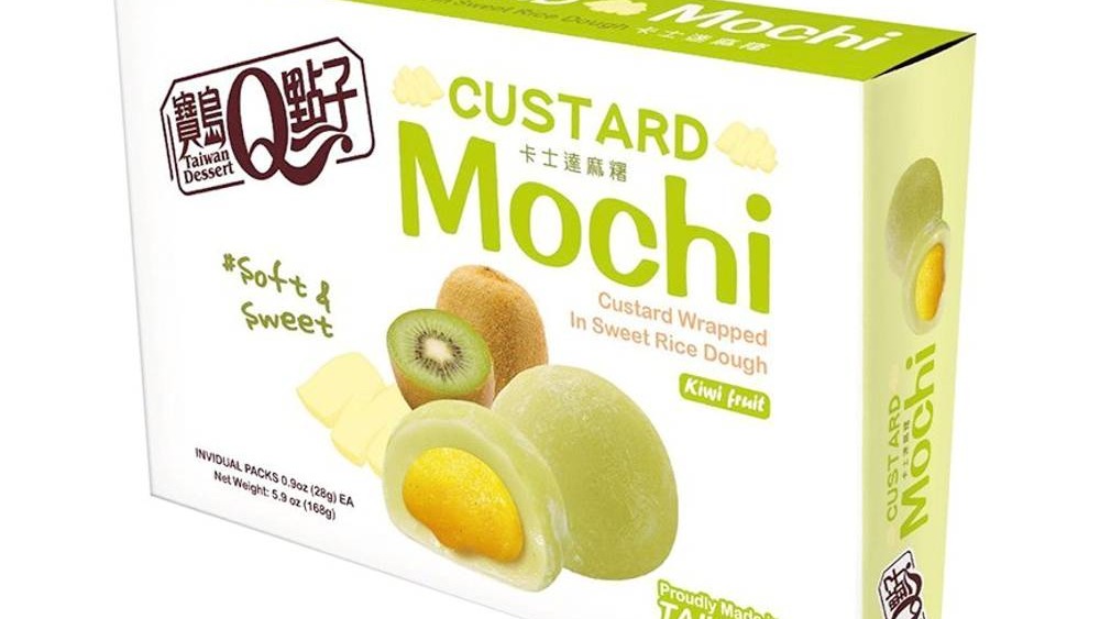 Taiwan Dessert Q Mochi Custard Kiwi Fruit 168g