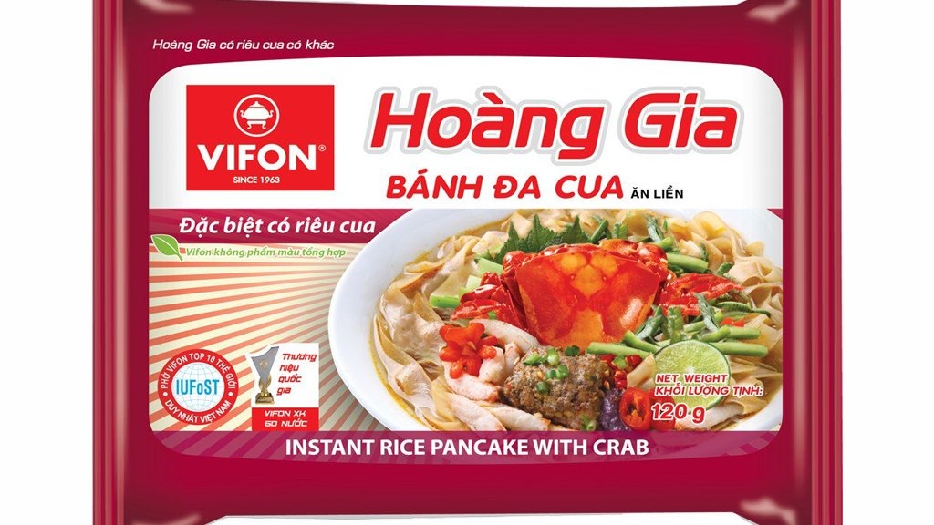 Hoang Gia Instantní rýžová polévka s příchutí krabí 120g