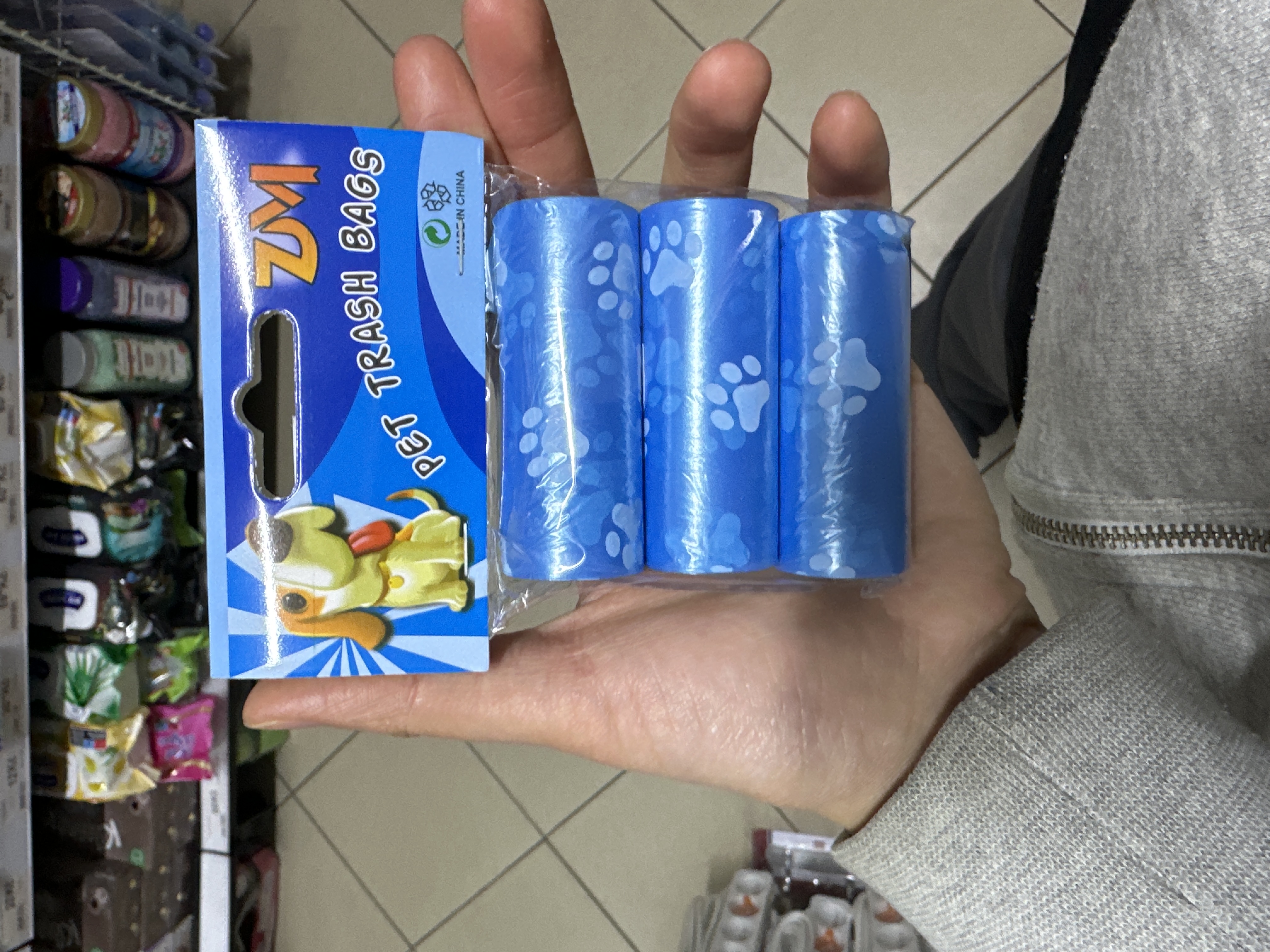 sáčky na psí exkrementy  ( různé barvy )