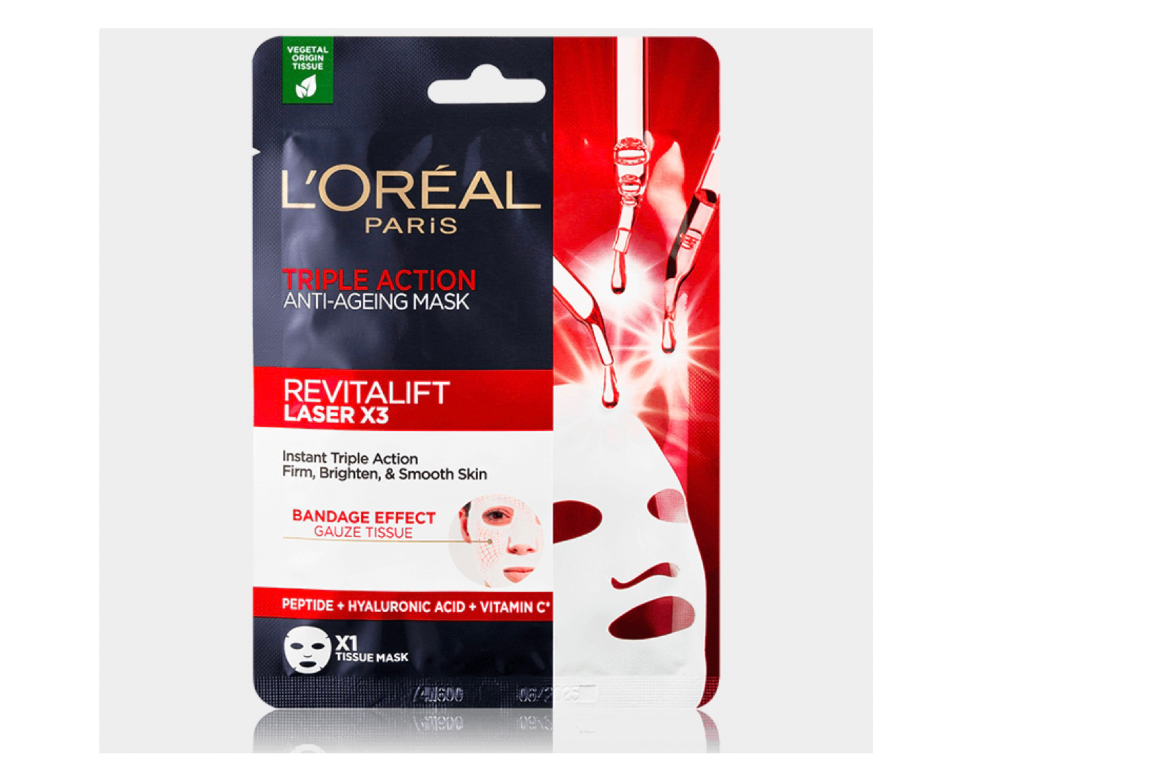 L ́Oréal Paris pleťová maska proti stárnutí Revitalift Laser X3 1ks