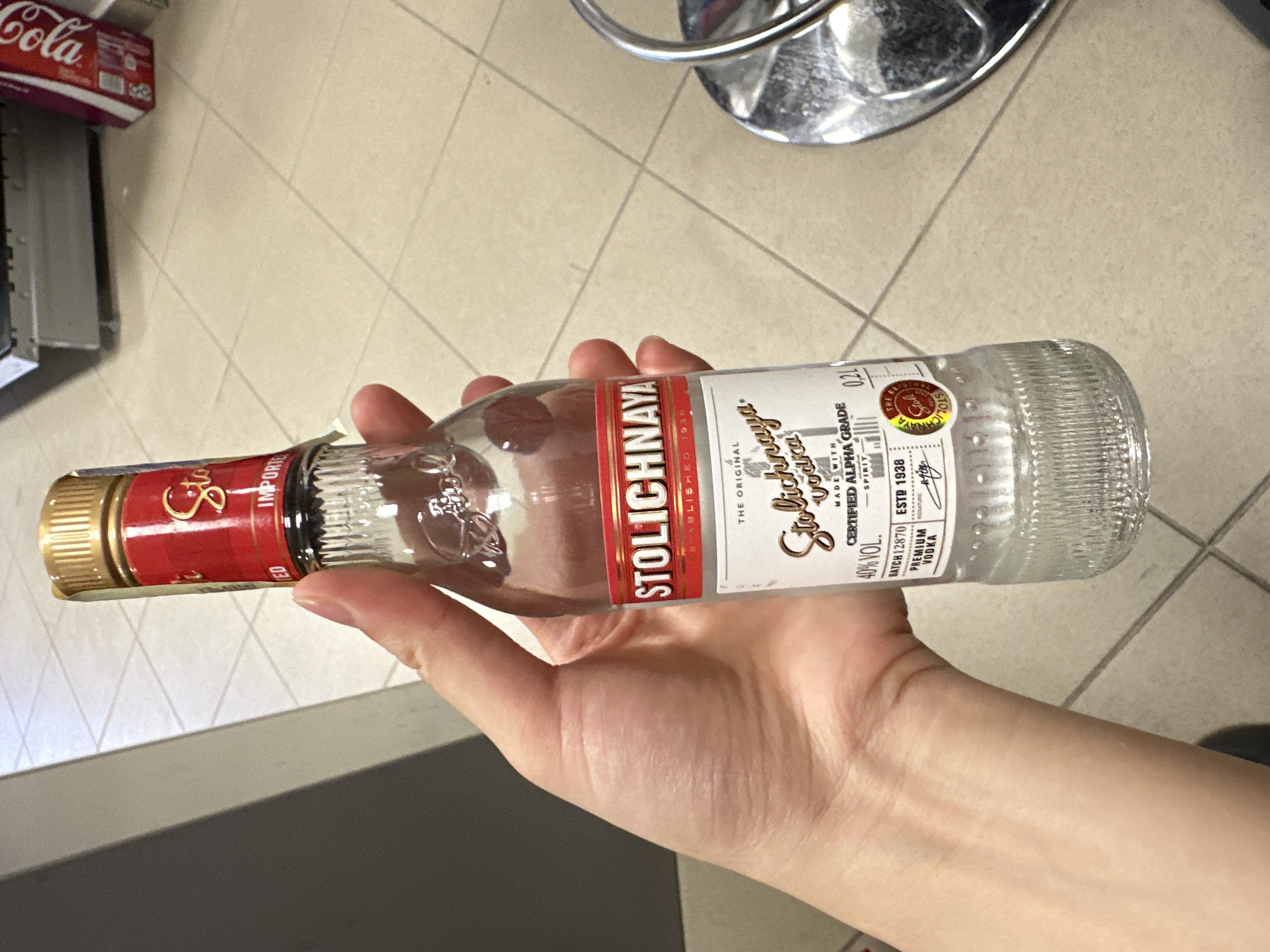 Stolichnaya Premium Vodka 40% 200ml