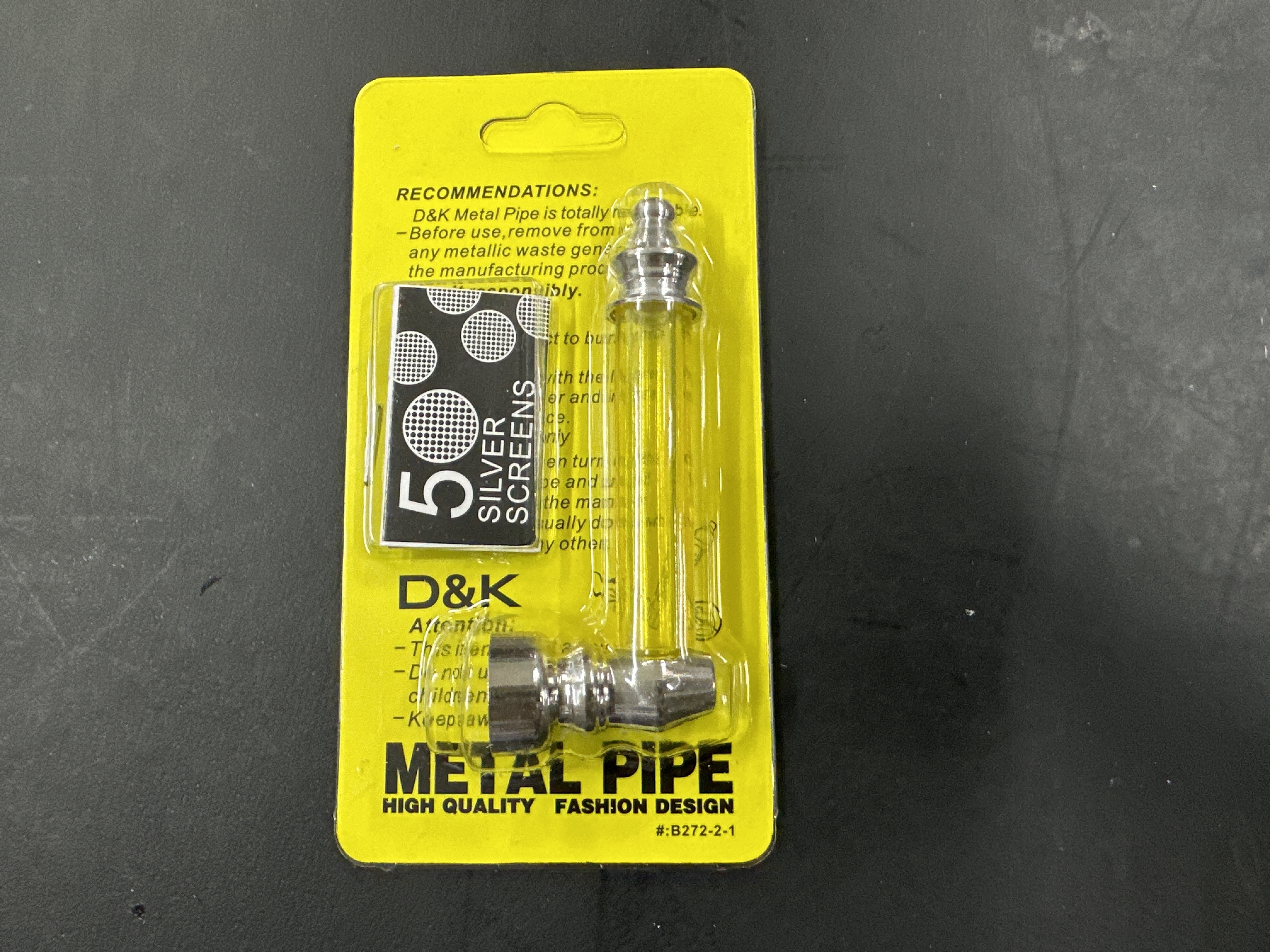 D&K metal pipe set