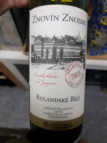 Znovín Znojmo rulandské bílé 0,75L - CZE 12%