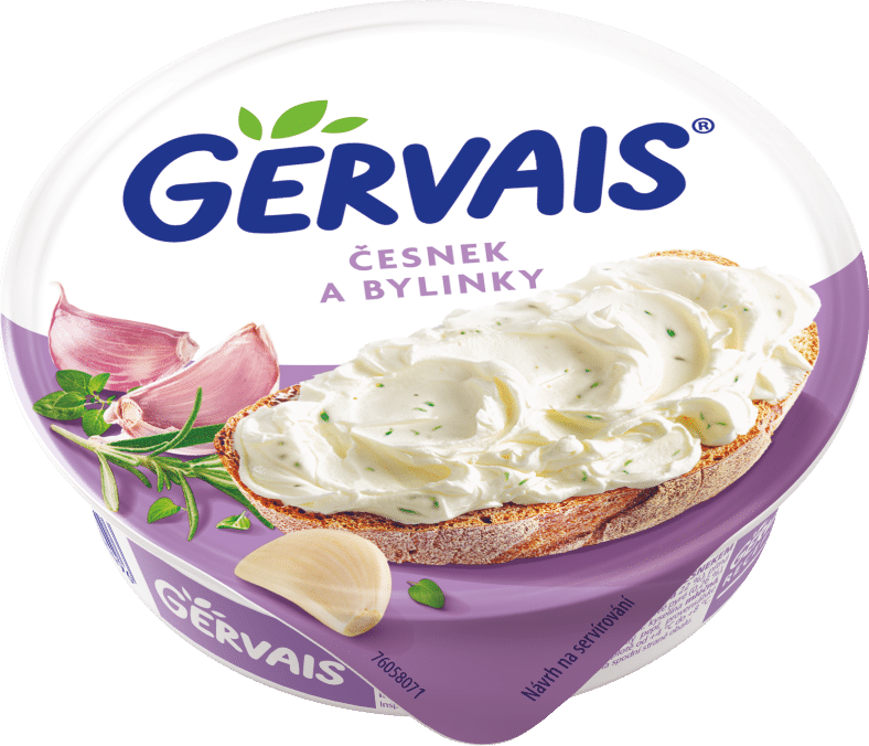 Gervais ORIGINAL s česnekem a bylinkami 80g