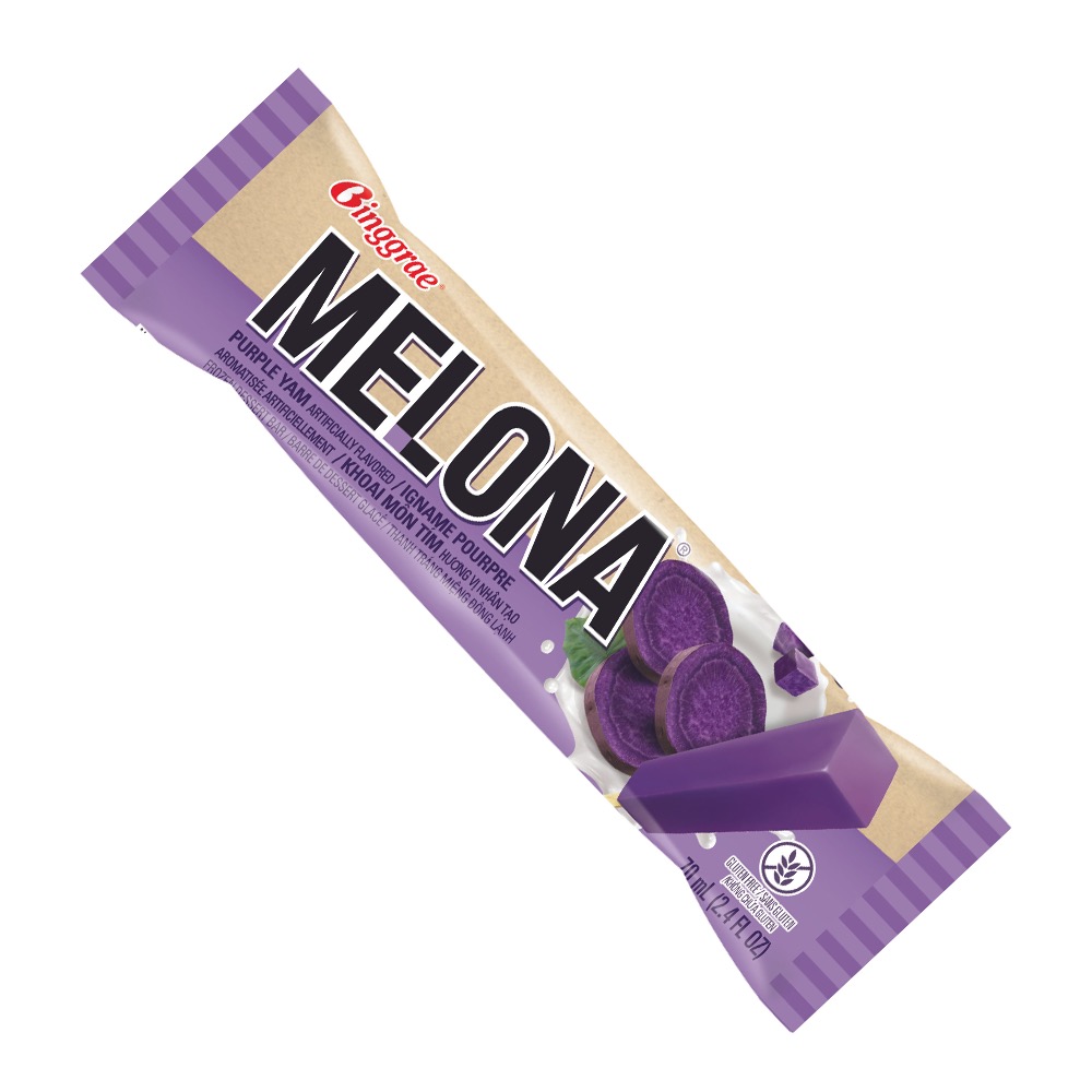 Melona nanuk s příchutí fialových batát TARO 70 ml - Binggrae