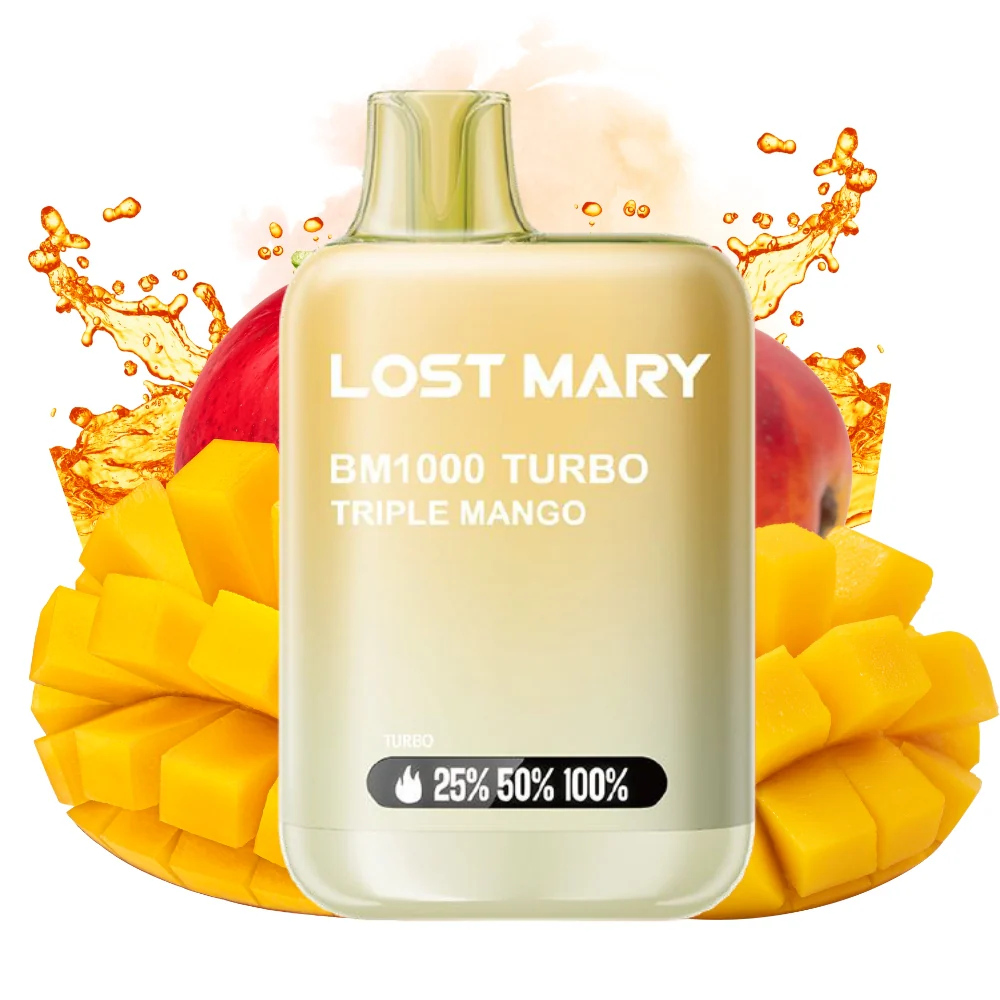ELF BAR LOST MARY BM1000 TURBO Triple Mango jednorázová e‑cigareta