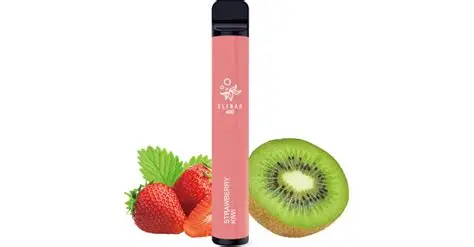 K18+ ELF BAR 600 jednorázová elektronická cigareta Strawberry Kiiwi