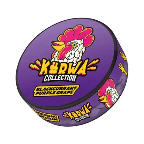 K18+ Kurwa nikotinové sáčky Blackcurrant purplegrape