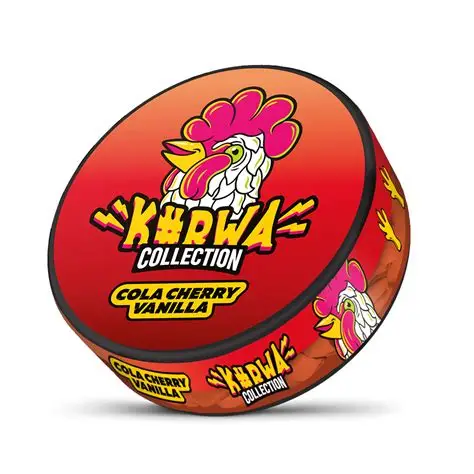 K18+ KURWA COLLECTION COLA CHERRY VANILLA Nikotinové sáčky