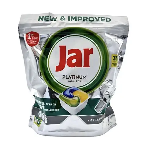Jar Platinum Kapsle Do Automatické Myčky Nádobí Vše V Jednom Lemon, 35ks