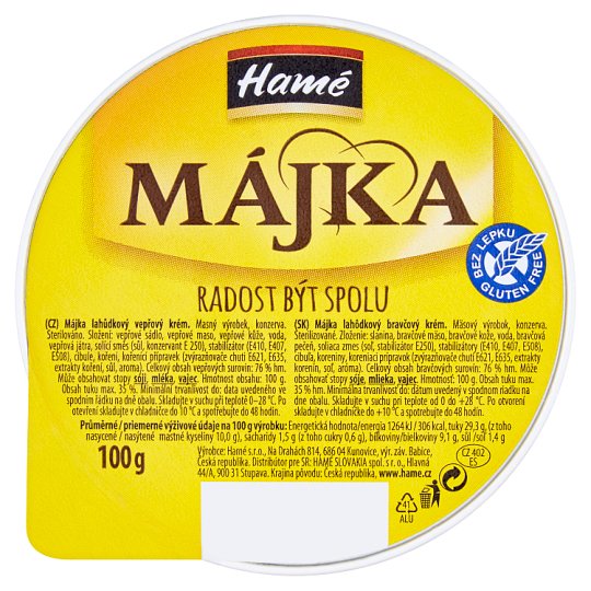 HAMÉ 100g Májka