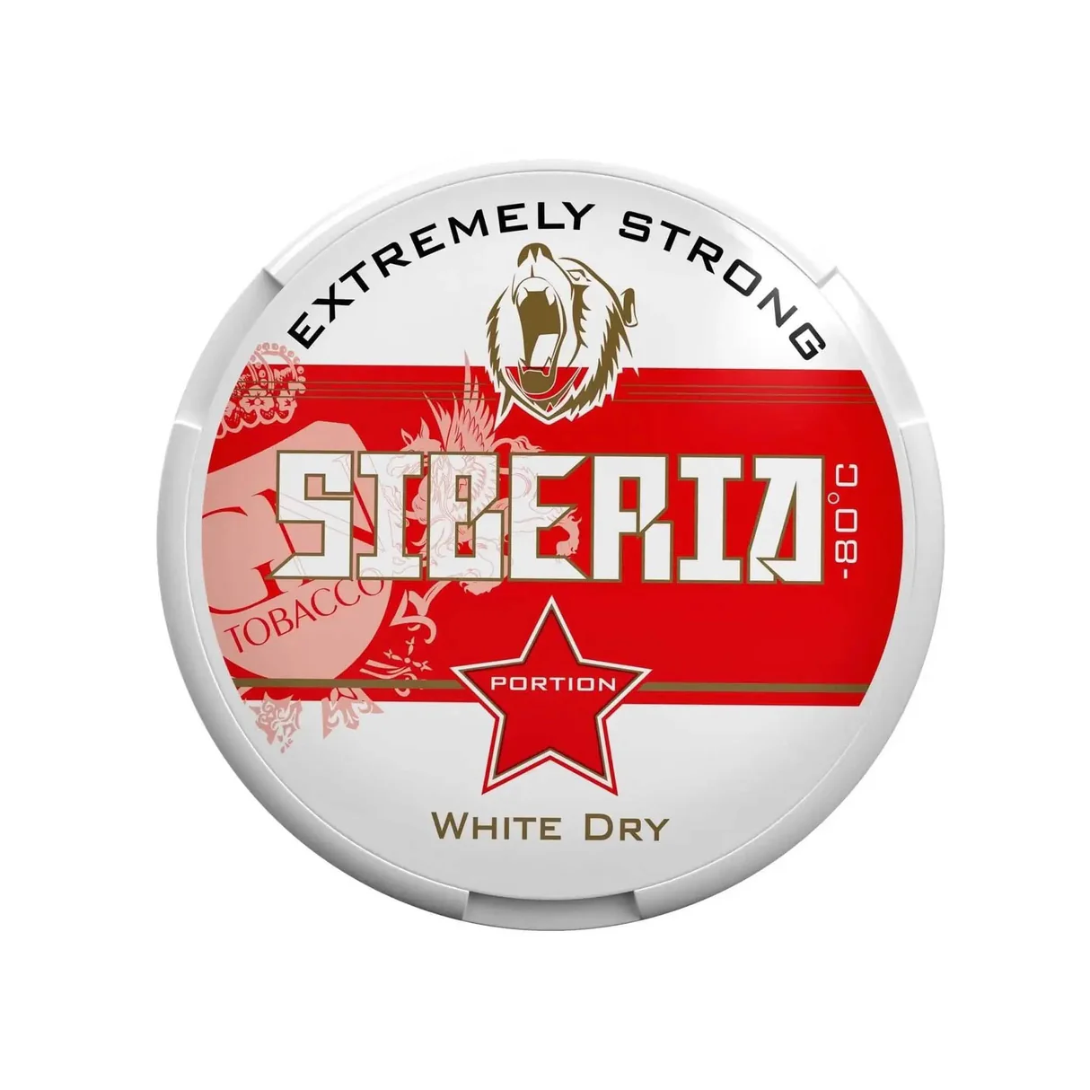 K18+ Žvýkací tabák Siberia Degrees White Dry Portion 13g