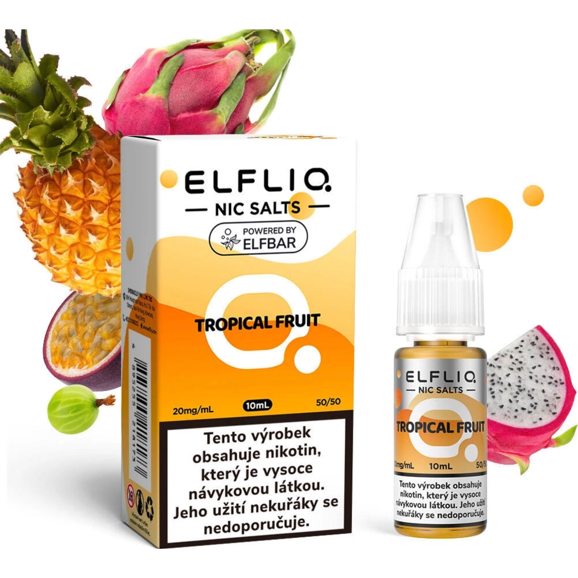 K18+ E-LIQUID ELF BAR ELFLIQ Tropical Fruit 10ML