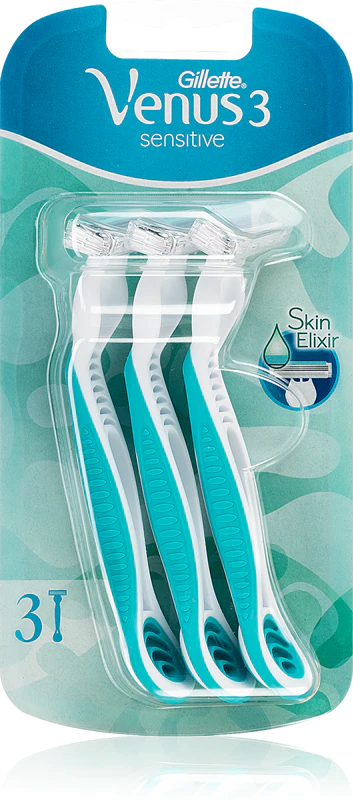 Gillette Venus 3 dámská jednorázová holítka Sensitive, 6 ks