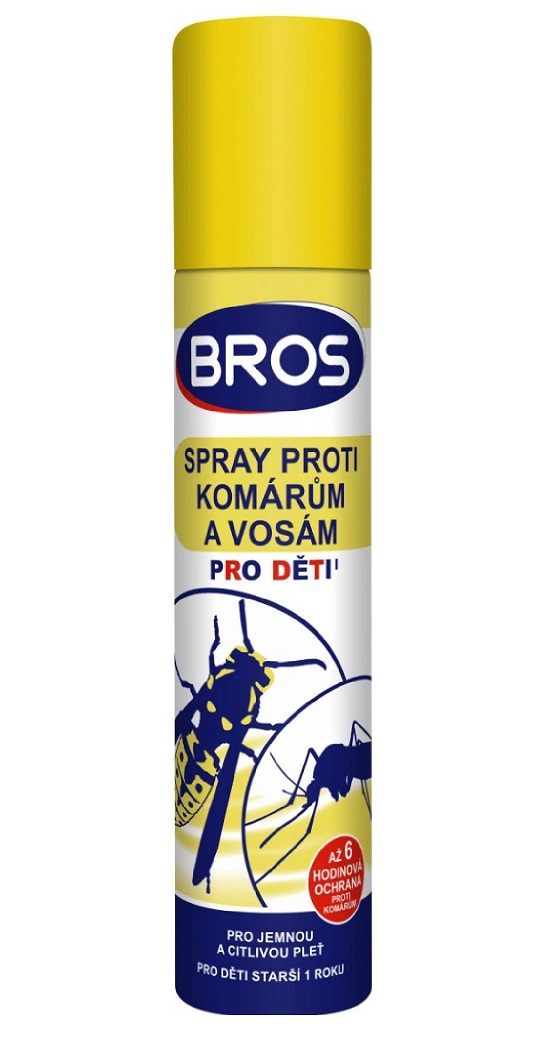 BROS sprej pro děti proti komárům a vosám 90ml