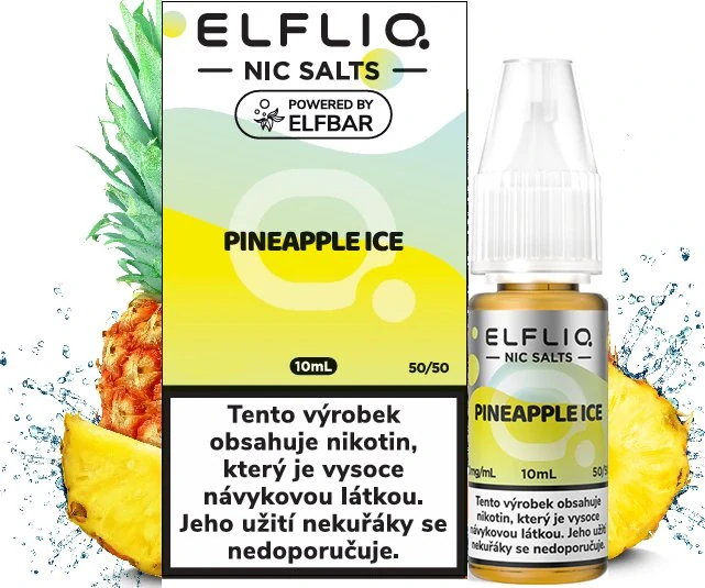K18+ E-LIQUID ELF BAR ELFLIQ Pineapple ice 10ML