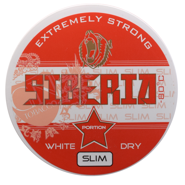 K18+ Siberia White Dry slim - žvýkací tabák 13g