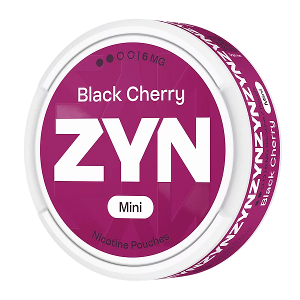 K18+ ZYN BLACK CHERRY STRONG MINI Nikotinové sáčky 6mg